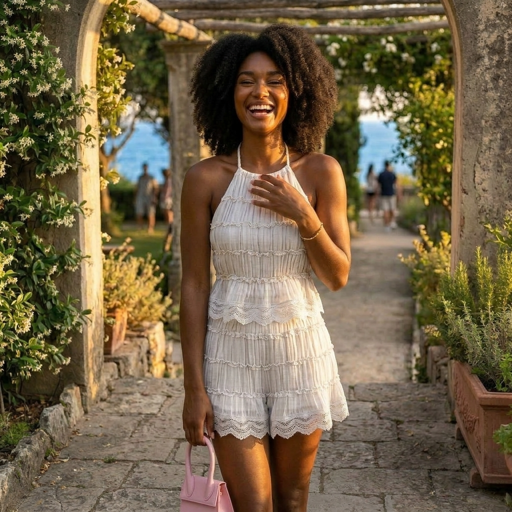 Lissée Paris™ | Isabeau | Ensemble Halter Froufrou
