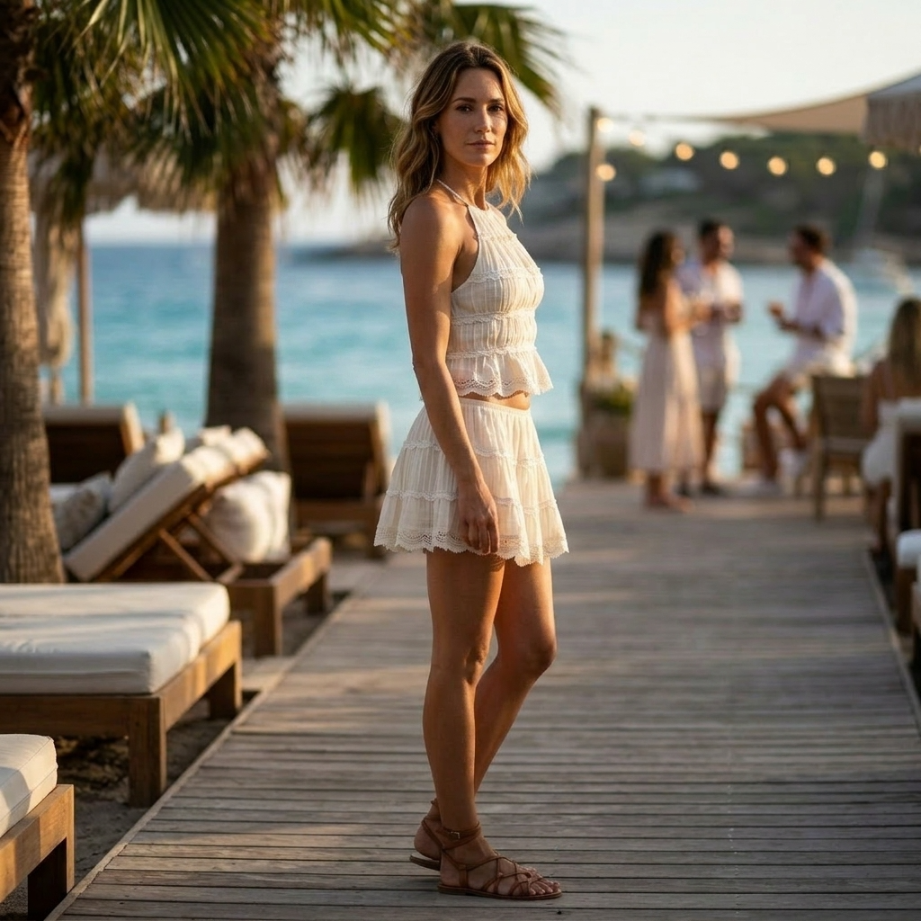Lissée Paris™ | Isabeau | Ensemble Halter Froufrou